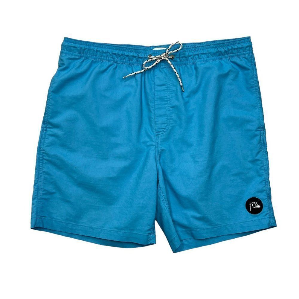 Quiksilver Shorts Mens Size XL Blue Summer Beach Athletic Swim trunk Boardshorts